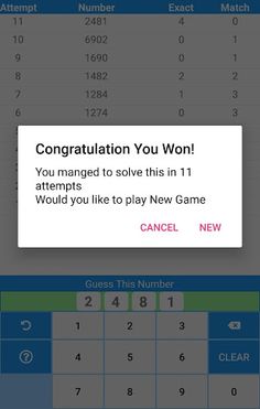 Guess The Number - Screenshot 2