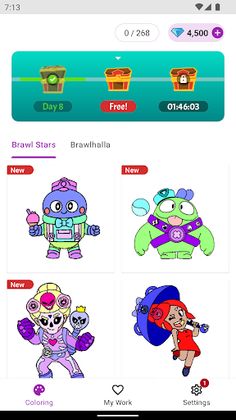 Coloring Pages for Brawl BS - Screenshot 1