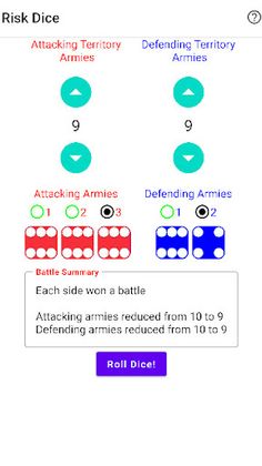 Risk Dice - Screenshot 2