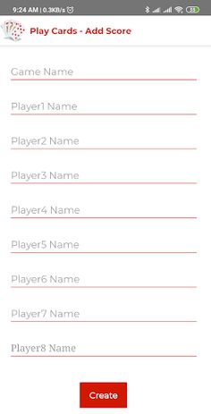 Play Cards Score Board - Add S - Screenshot 2