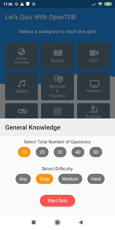Let's Quiz With OpenTDB - Screenshot 2