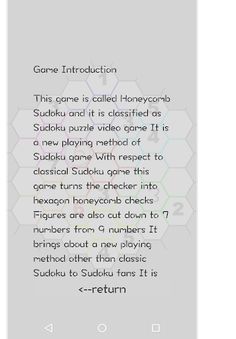 Honeycomb Sudoku - Screenshot 3