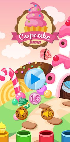 Happy cupcake Jump! - Screenshot 1