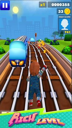Subway Chucky Runner skyboard - Screenshot 4