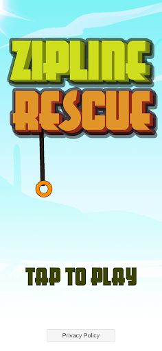 Zipline Rescue 2D - Screenshot 1