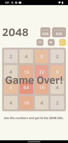2048 small game - Screenshot 1