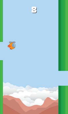 Copter based on flappy - Screenshot 3
