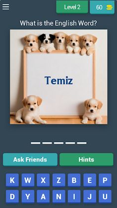 Turkish to English Quiz Game - Screenshot 4