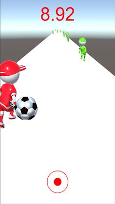 3D soccer football stickman - Screenshot 4