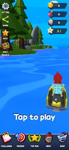 Ocean Surfer - Jet Ski Runner - Screenshot 2