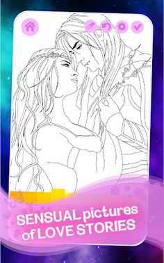 Fantasy Love Coloring Book - Screenshot 1
