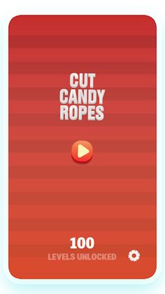 Cut Candy Ropes - Feed The Cat - Screenshot 1