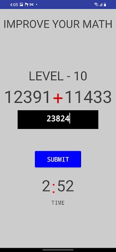 Improve Your Math Game - Screenshot 1