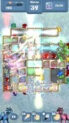 Frozen Dragon Gems - Match 3 - Screenshot 3