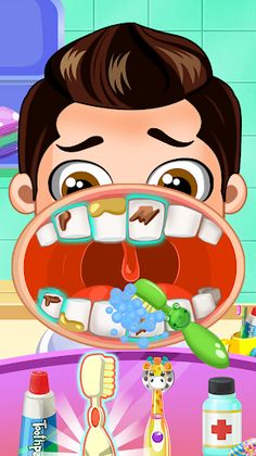 Dentist Games - Kids Superhero - Screenshot 3