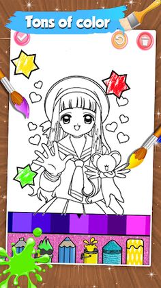SAKURA School - Coloring Book - Screenshot 3