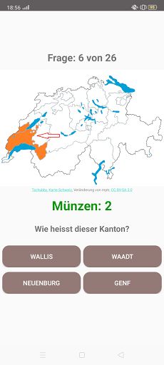 Geographie Quiz Schweiz - Screenshot 4