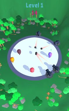 Cannons 3D Run Dodge - Screenshot 3