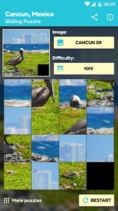 Cancun Sliding Puzzle - Screenshot 2