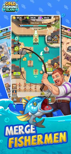 Gold Fishing: Idle Merger - Screenshot 1