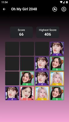 Oh My Girl 2048 Game - Screenshot 4