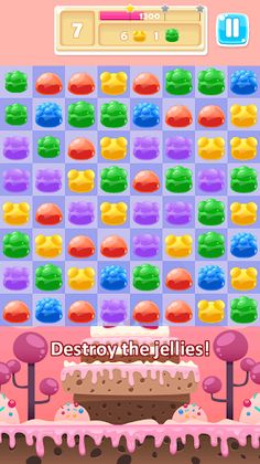 Jelly Blast - Match3 Puzzle Ga - Screenshot 1