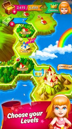 Queen Quest - Match 3 Puzzle - Screenshot 2