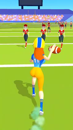 Girl’s Touchdown: 3D Football - Screenshot 1