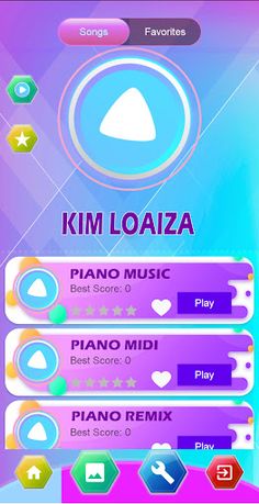 Kim Loaiza Musica Piano Game - Screenshot 1