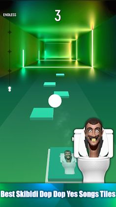 Skibidi Dop Yes Song Tiles Hop - Screenshot 2