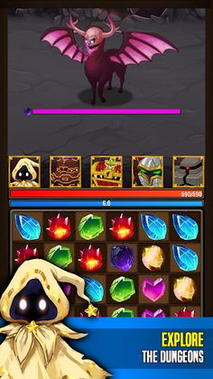 Wizardry Stones : Match 3 RPG - Screenshot 3