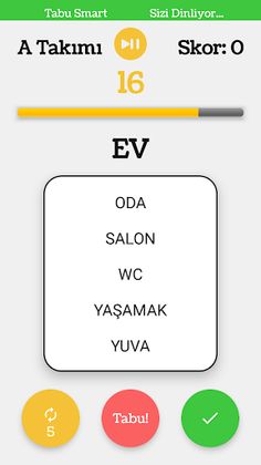 Tabu Smart - Screenshot 1