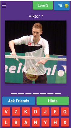 Guess The Badminton Player - Screenshot 4