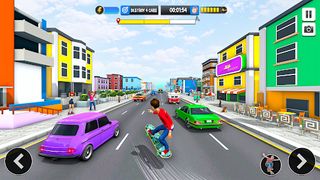 Skateboard Games: Car Games - Screenshot 1