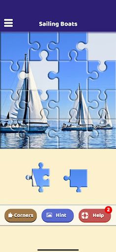 Sailing Boats Puzzle - Screenshot 2