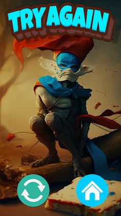 Blue Smurf Cat Game - Screenshot 4