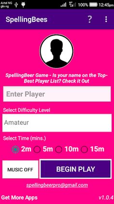 SpellingBees - Screenshot 1