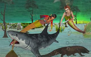 Mermaid vs Double Head Shark - Screenshot 3