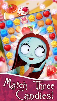 Sally Skellington Sweet Puzzle - Screenshot 3