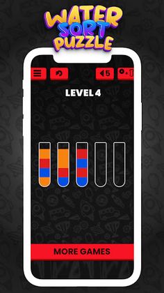 Water Sort Puzzle - 4Brain - Screenshot 1