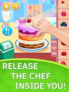 Cake cooking games for kid Pro - Screenshot 1