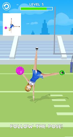 Cheerleader Stunt - Screenshot 2