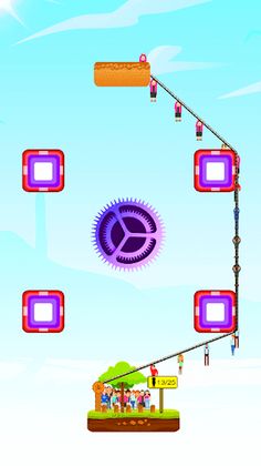 Zipline Puzzle - Screenshot 1