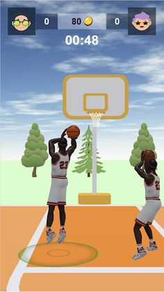 Basketball Shot Battle offline - Screenshot 1