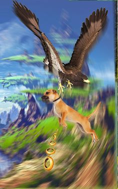 Dog Jungle Run Endless 3D - Screenshot 4