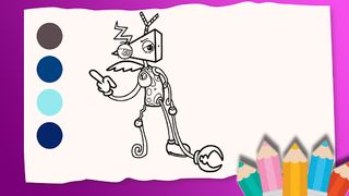 Zooble Digital Circus Coloring - Screenshot 2