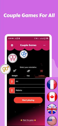 Couple Games for Lovers - Screenshot 1