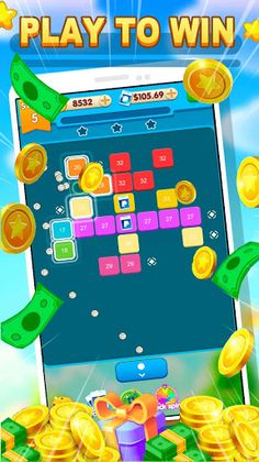 Money Bricks Ball: Earn Money - Screenshot 1