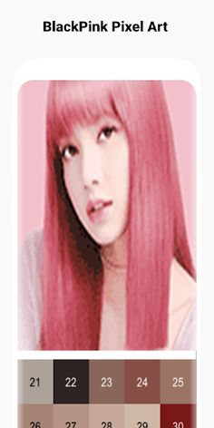 Blackpink pixel art kpop color - Screenshot 2