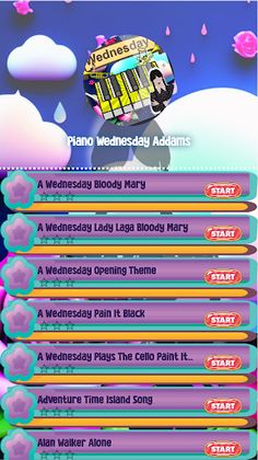 Wednesday - Piano Tab Addams - Screenshot 1